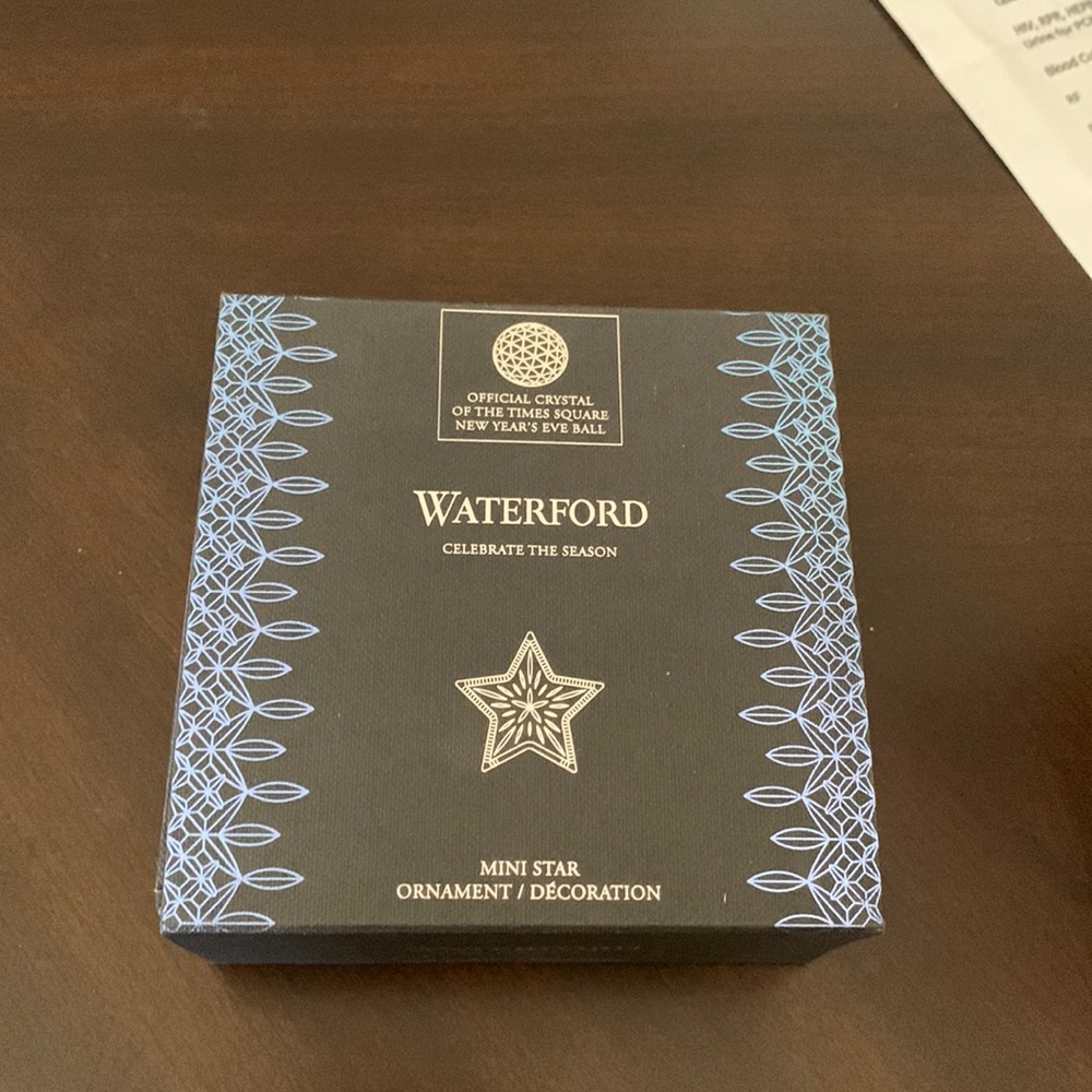 Waterford 2021 Mini Star Ornament